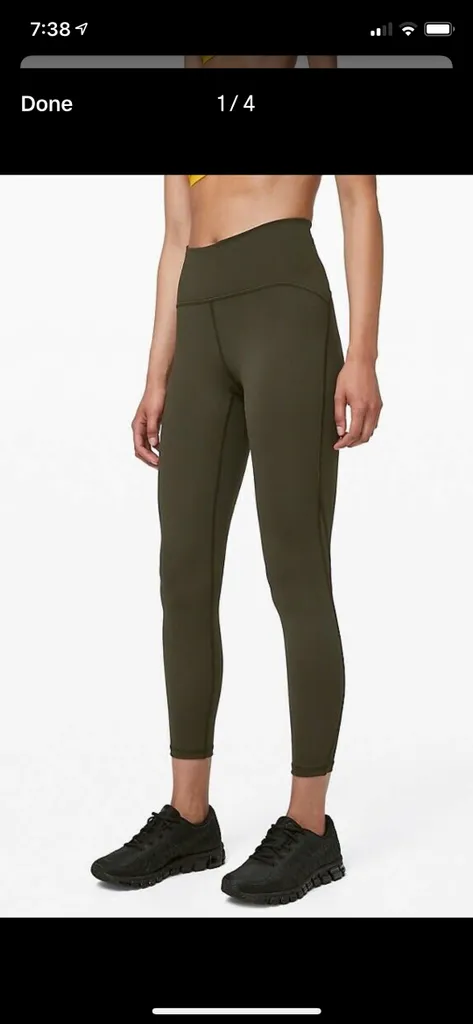 Lululemon Train Times - Size 4 photo 1