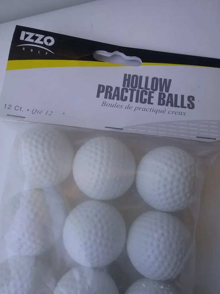 Hollow / Plastic Practise Golf Balls photo 1
