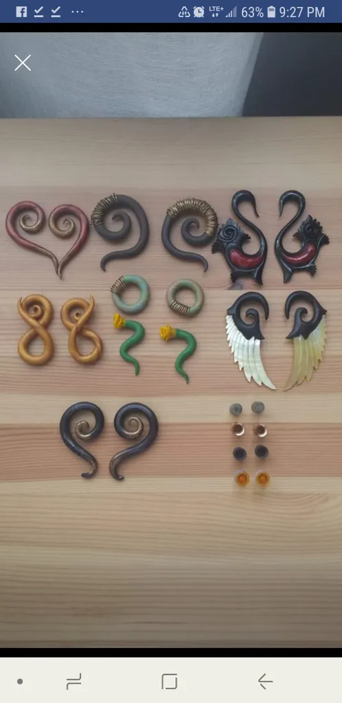 Funky statement earrings! photo 1