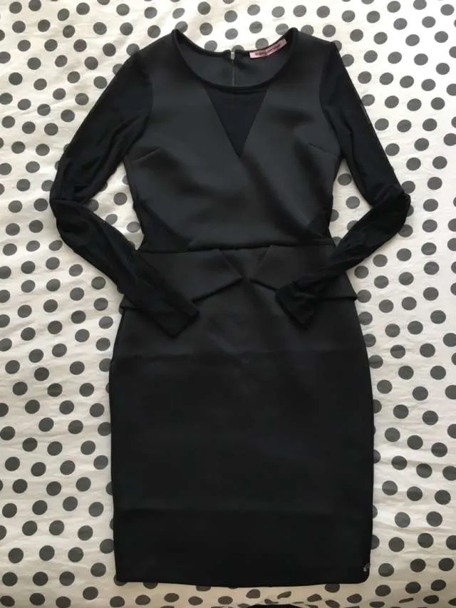 Neoprene Mesh Dress photo 1