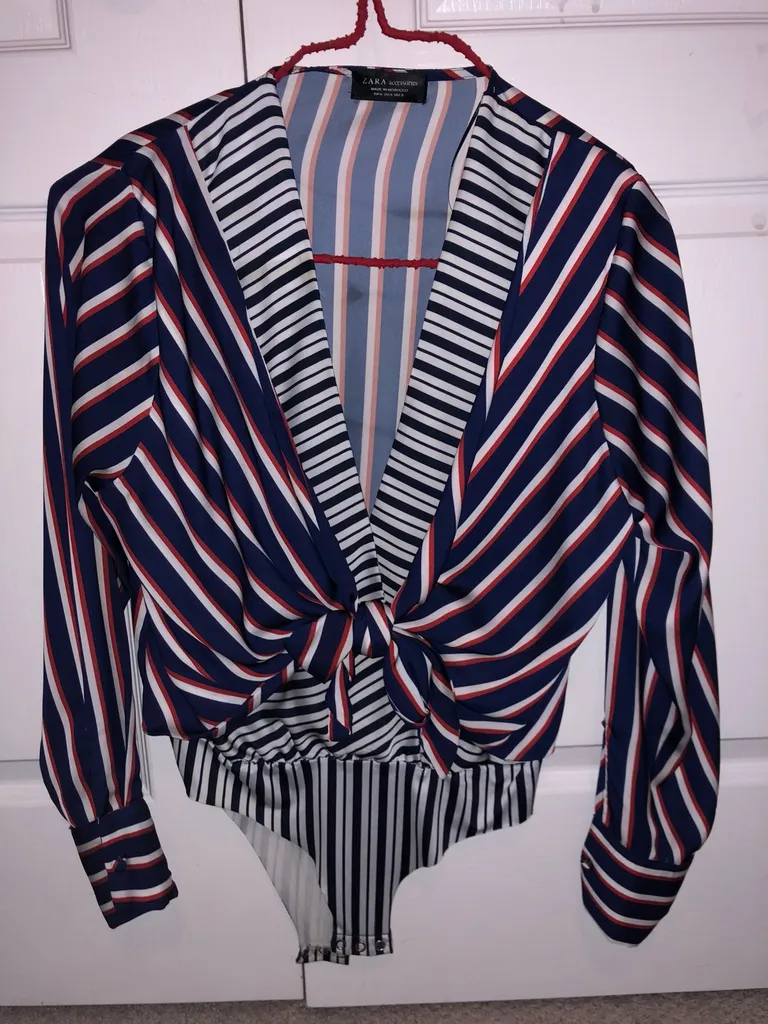 zara long sleeve bodysuit photo 1