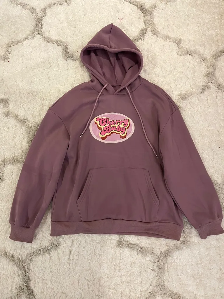 Purple hoodie photo 1