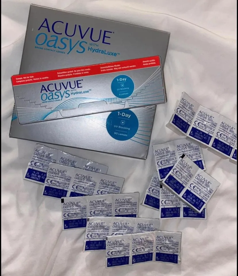 🆕 -4.25 daily lenses | 90 Pack + bonus lenses photo 1