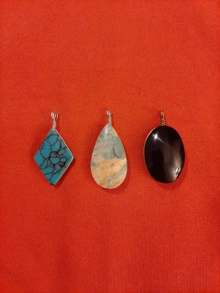 Wire Wrapped Stones photo 1