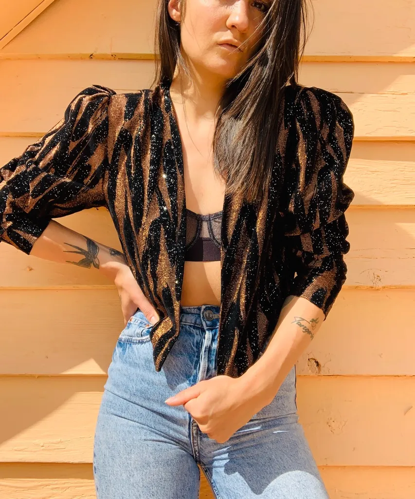 Sparkly Vintage Top photo 1