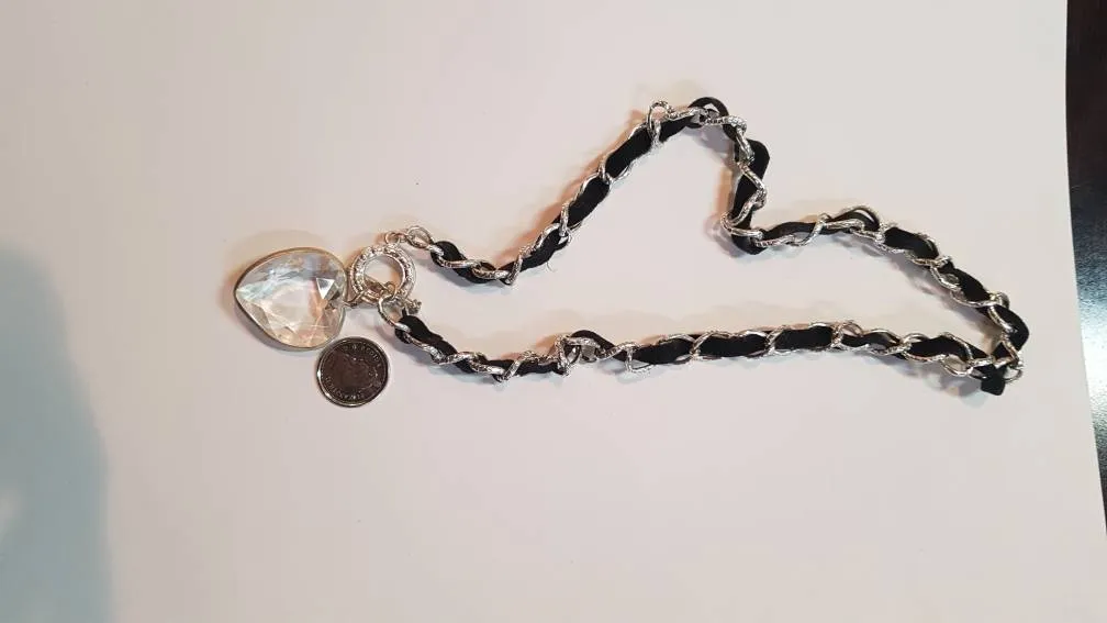 Clear Heart Necklace - Collier Coeur Transparent photo 1