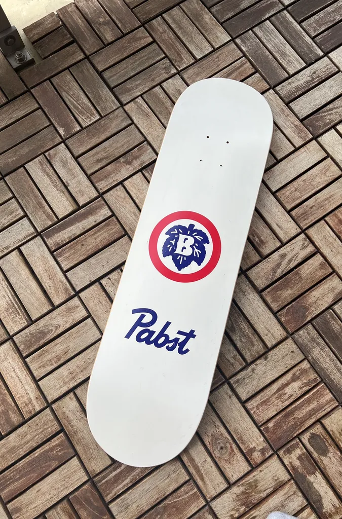 Pabst Skateboard Deck  photo 1