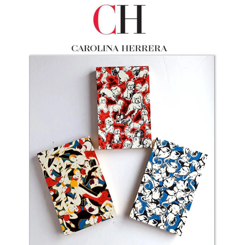 $10 trade - Carolina Herrera, 3 designer notebooks stationary... photo 1