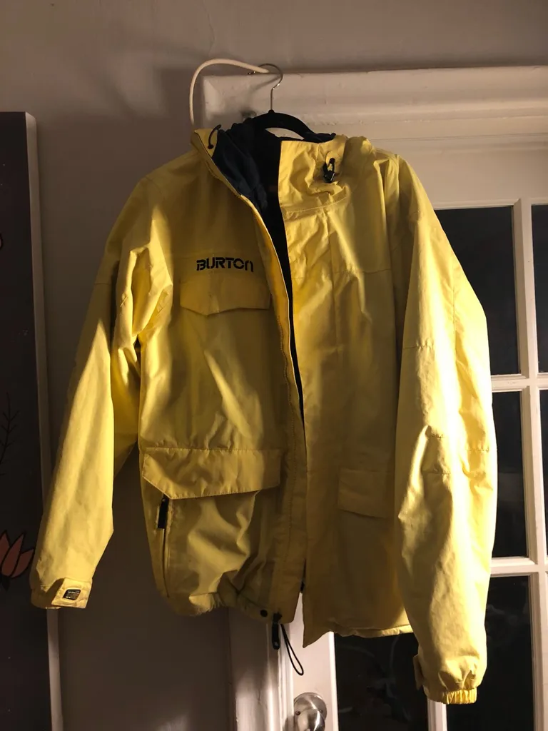 Yellow Burton Snowboard Jacket photo 1