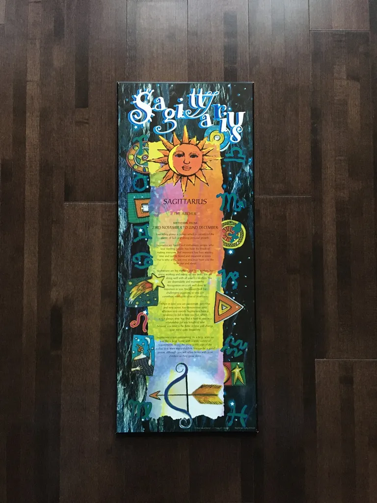 Sagittarius ♐️ Plaque 🌞 photo 1