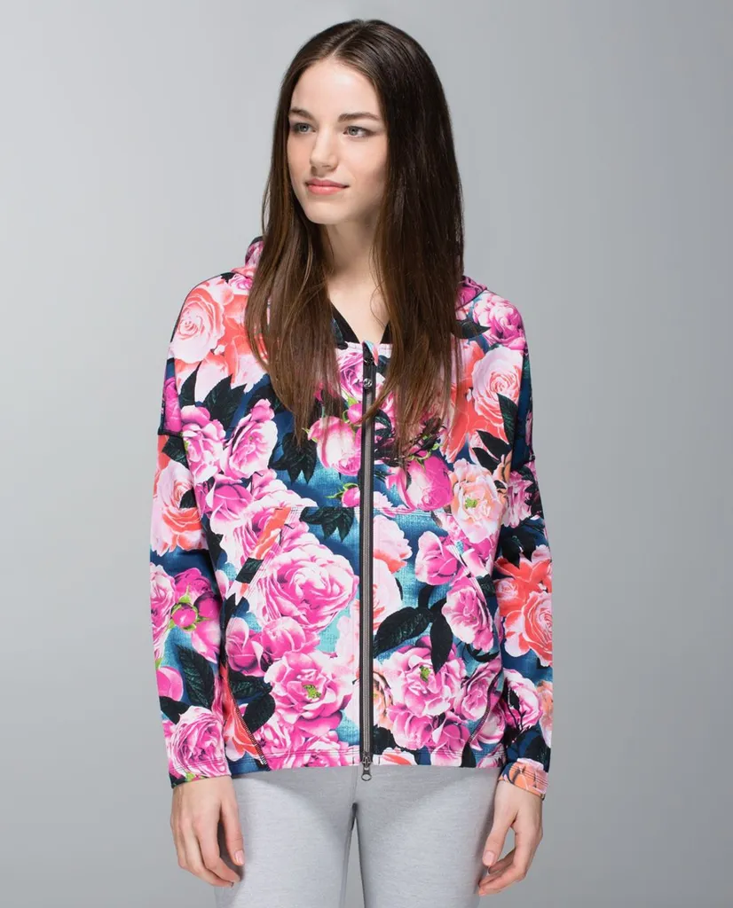 Lululemon Floral Hoodie / Zip Up photo 1