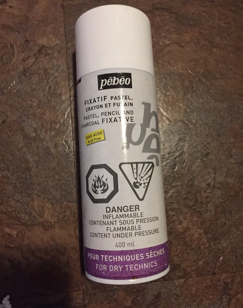 Finishing Spray For Paintings & Pastels photo 1