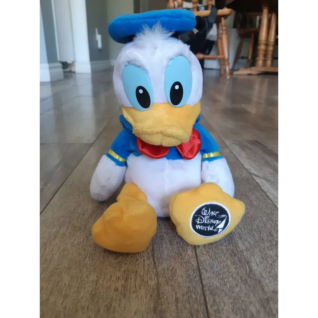Disney Collectable Donald Duck Beanie Baby Toy photo 1