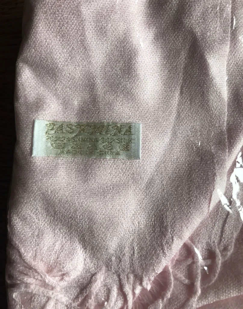 Pashmina Silk Blend Scarf - Brand New photo 1