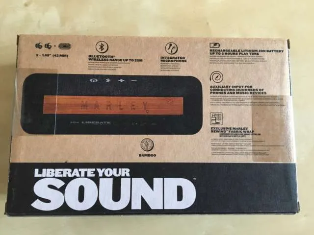 Bob Marley Liberate BT Speaker, 25M Wireless Range, Integrate... photo 1