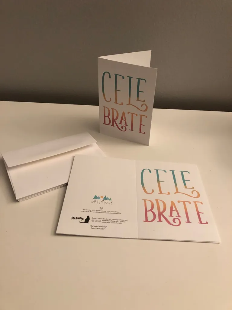 6 Blank Greeting Cards + Envelopes photo 1