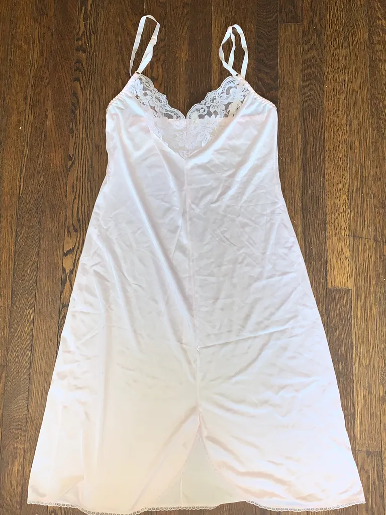 Pink Vintage Slip Dress photo 1