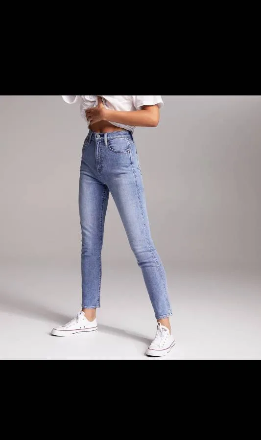 BNWOT Denim Forum - Angelica High Rise Slim photo 1