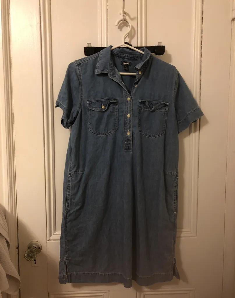 Roots Sz M Casual Dress Relaxed Fit photo 1