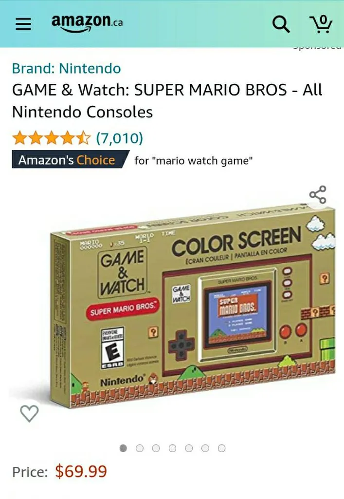 New Nintendo Game Watch photo 1