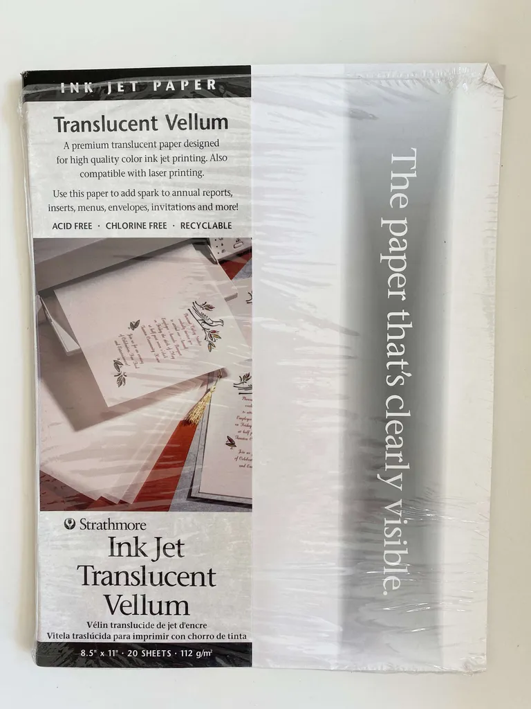 Translucent Vellum - 16 Sheets photo 1