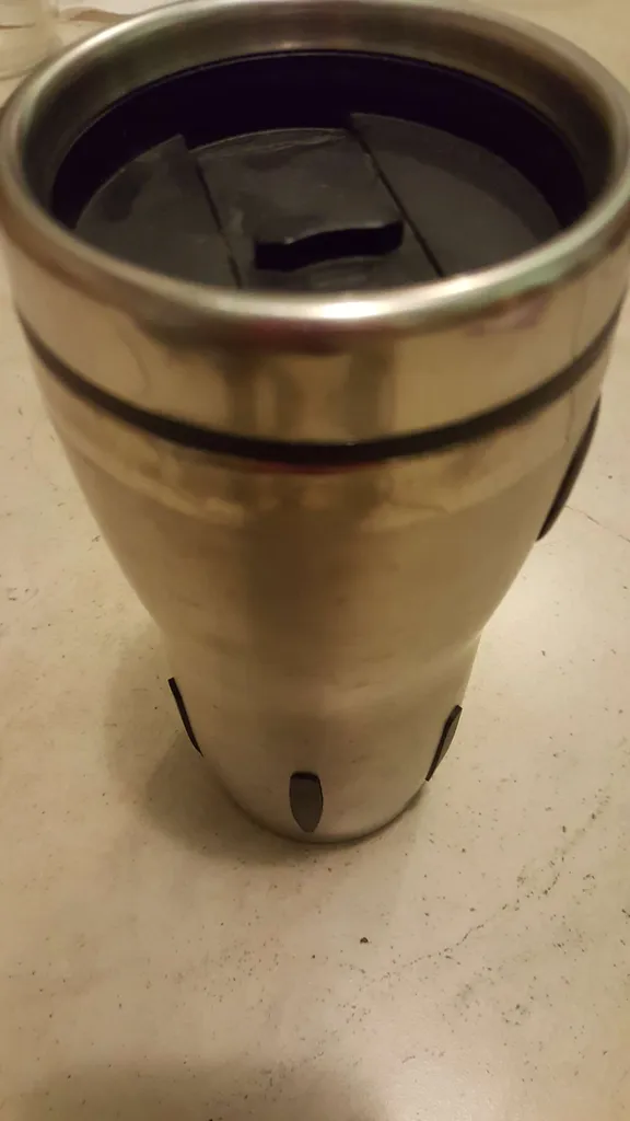 stainless steel travel coffee mug photo 1