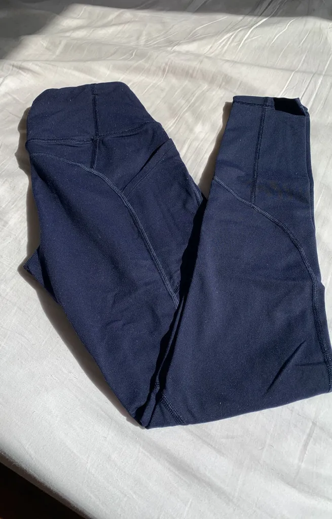 Navy Blue Workout Leggings photo 1