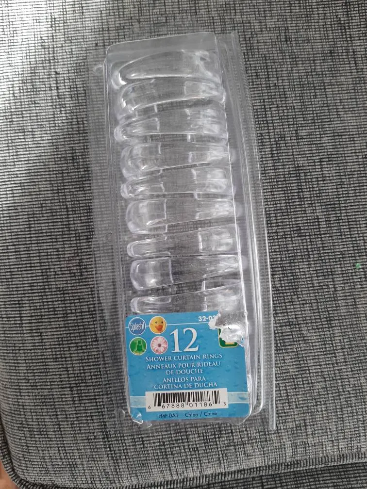 Clear Shower Curtain Rings photo 1