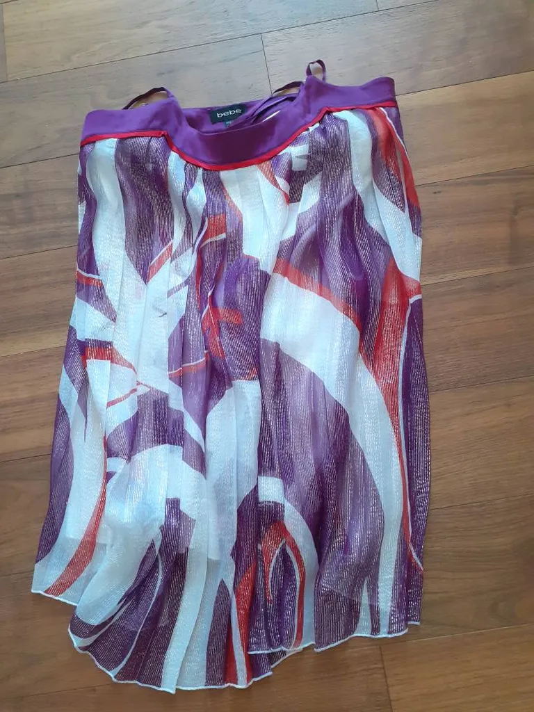 New Bebe Silk  Dress . Size S photo 1