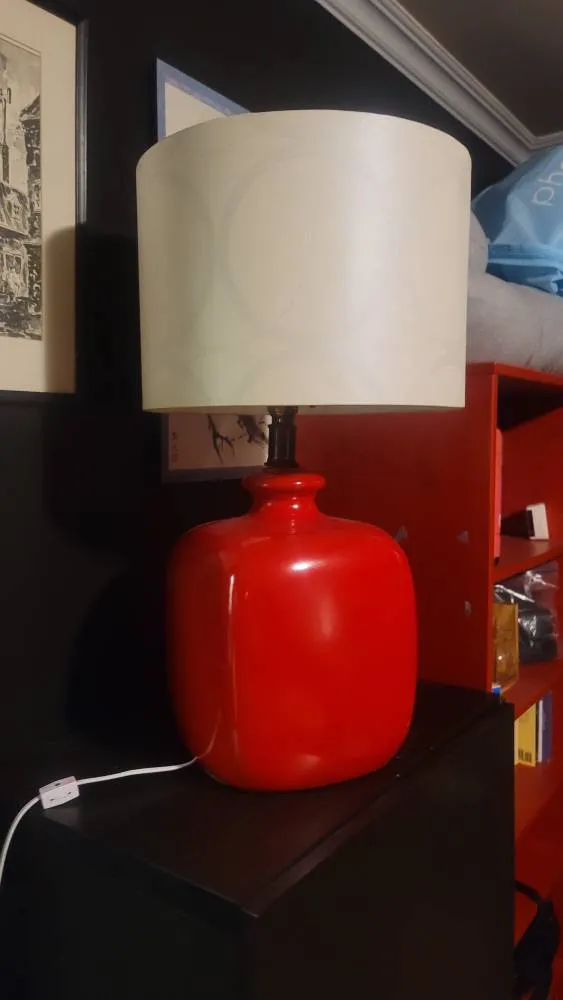 Big Red Lamp (Antique LED Bulb Included) photo 1