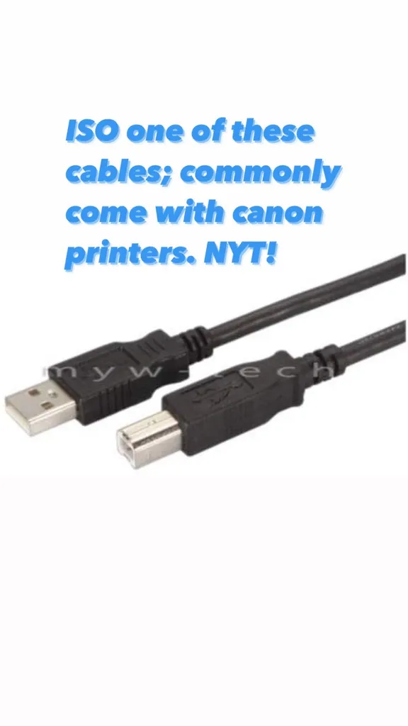 ISO: A-B USB cable photo 1