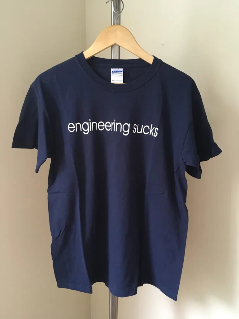 Men’s Medium Tee - Engineering Sucks photo 1
