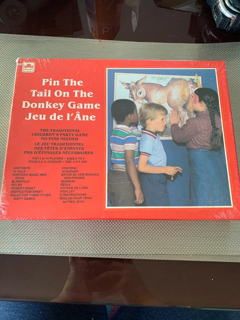 Vintage Pin The Tail On The donkey photo 1