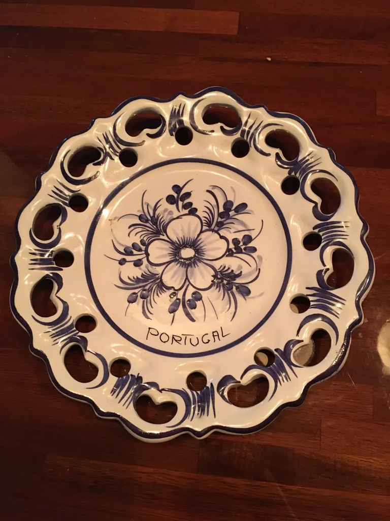 Portugal Hanging Plate Hand Painted photo 1