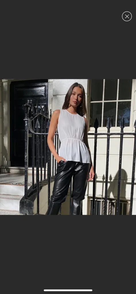 BNWT Aritzia Babaton Floreia Blouse photo 1