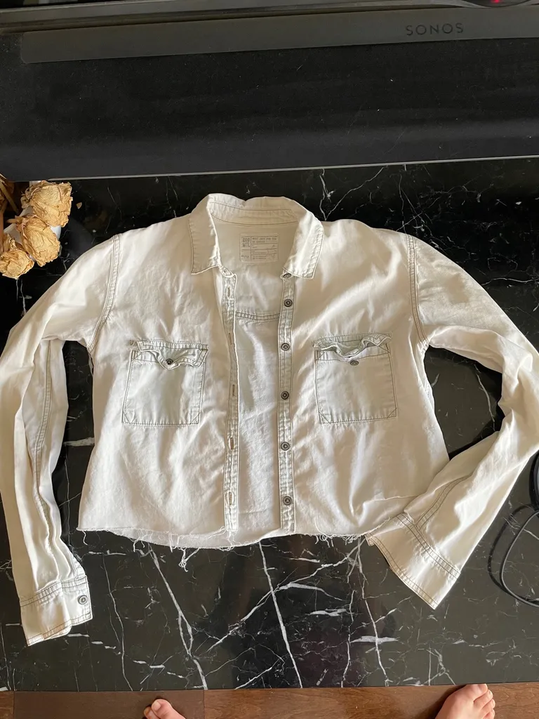 Cropped Button Up photo 1