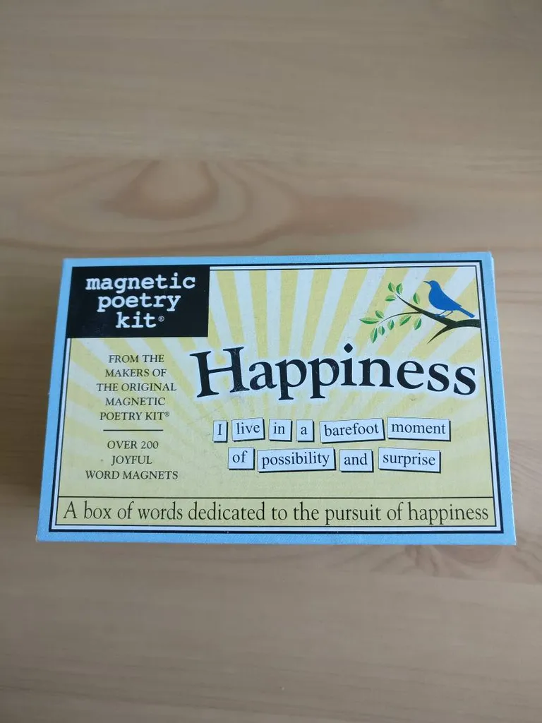 Happiness Poetry Magnetic Word Kit photo 1