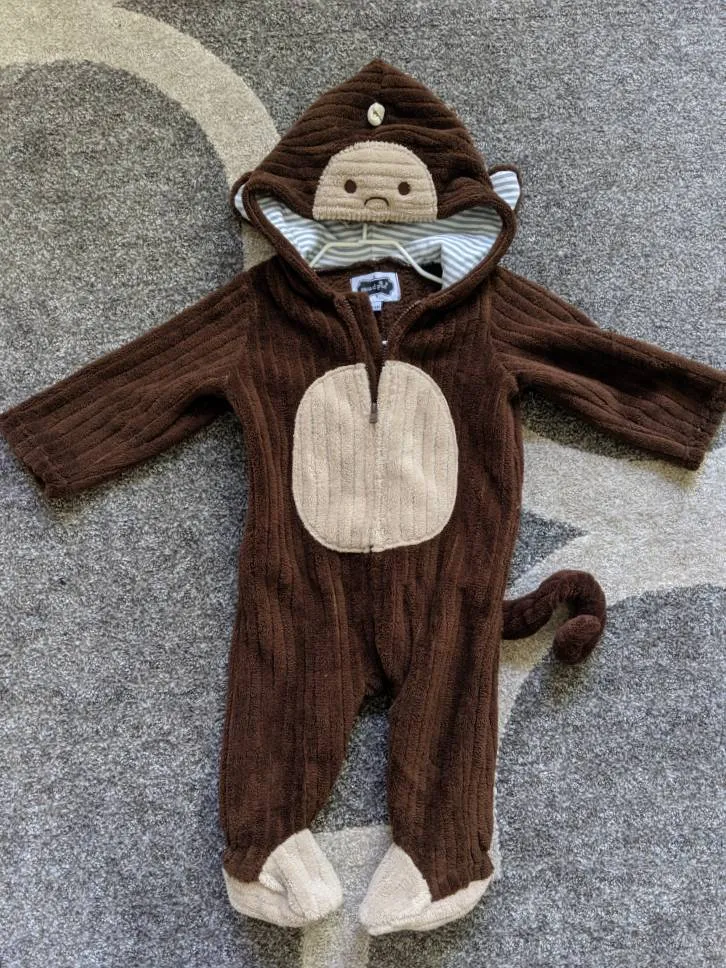 Adorable Baby Monkey Onesie photo 1