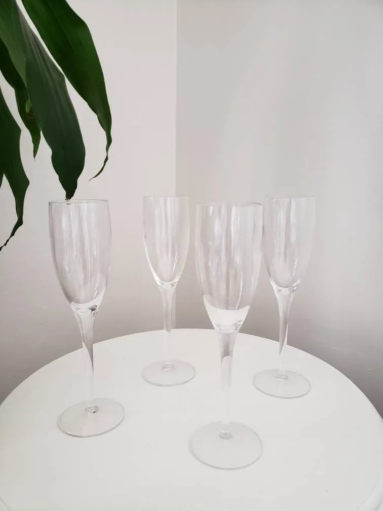 Crystal Champagne Flutes photo 1