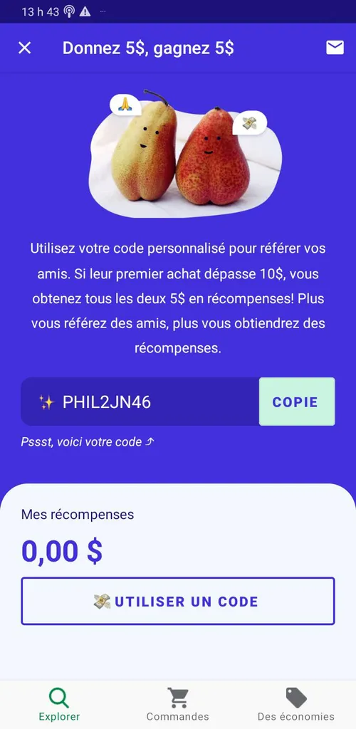 Gratuit Free 5$ On Flashfood photo 1