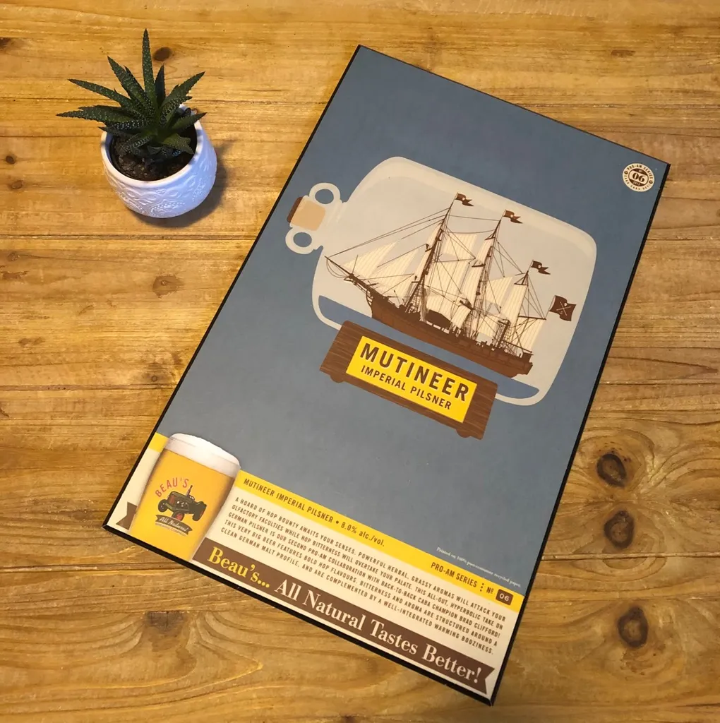 Beau Brewery Poster Frame - Boat/Mutineer photo 1