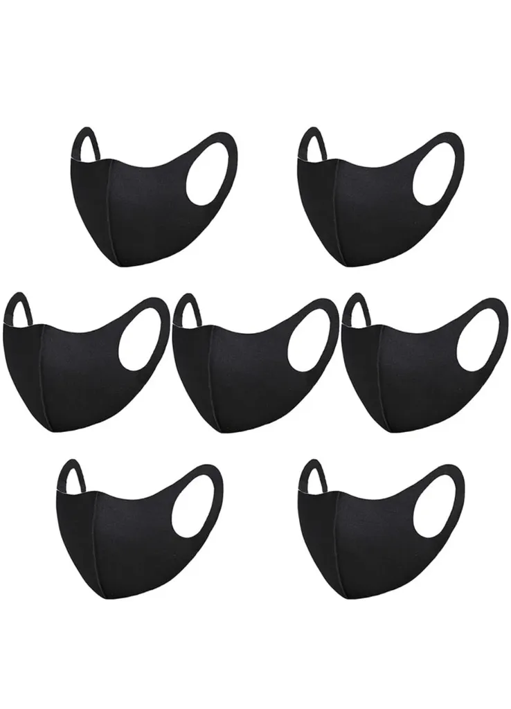 NEW Black Reusable Masks (x 25) photo 1