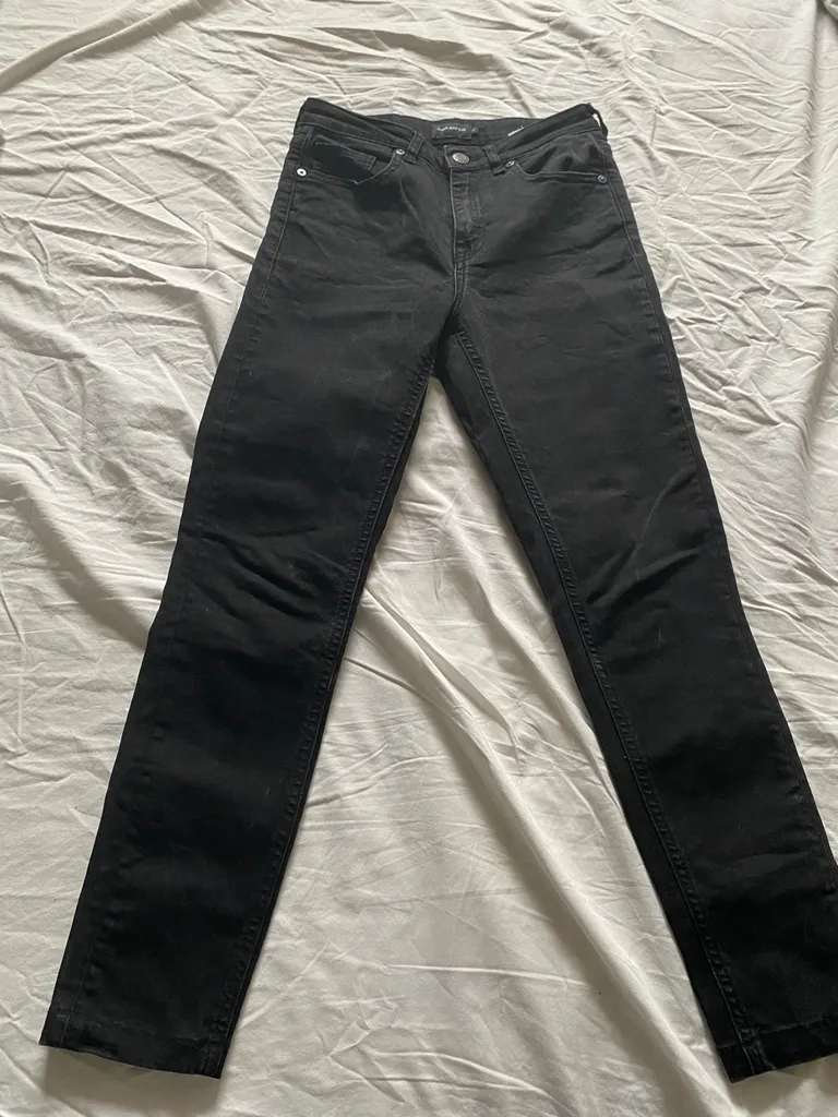 Frank and Oak Black Debbie Jeans (size 26) photo 1