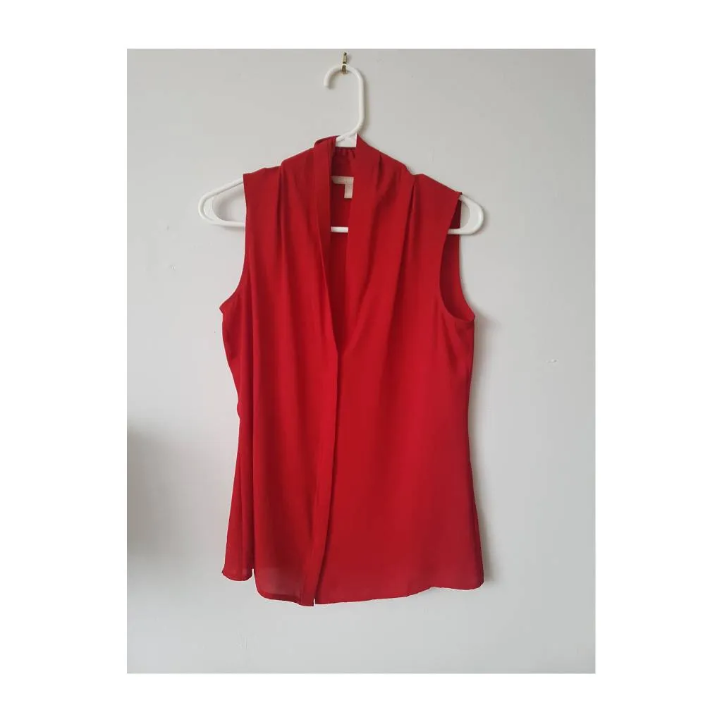 Red Banana Republic Sleeveless Blouse (2) photo 1