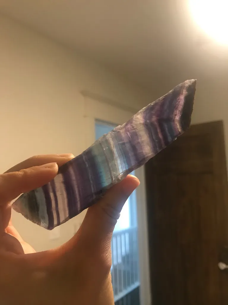 Rainbow Fluorite Slab Crystal photo 1