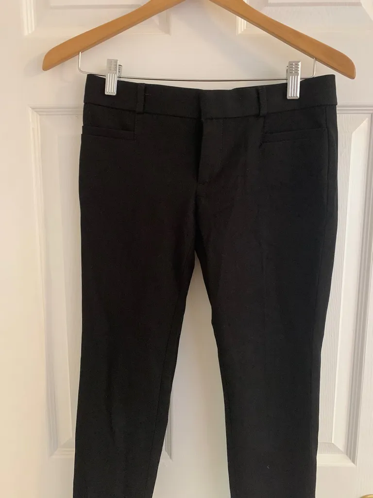 Banana Republic Sloan Fit Dress Pants, Black photo 1