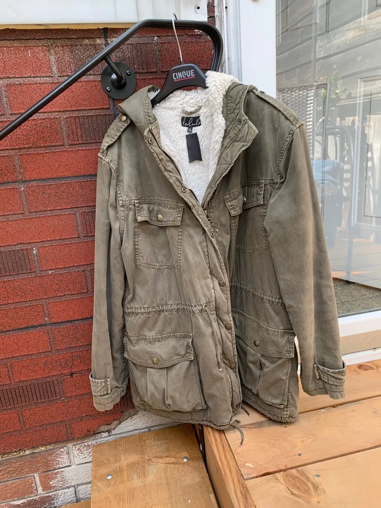 Lined Military Jacket photo 1