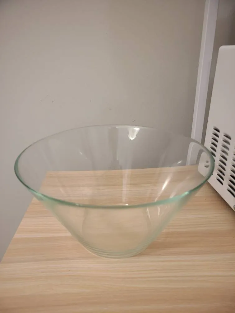 Heavy Glass Bowl photo 1