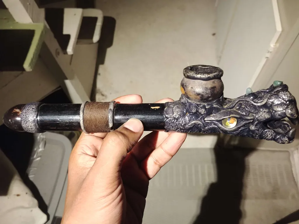 Indonesian smoking pipe photo 1
