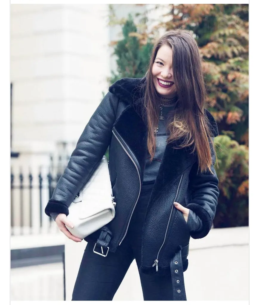 BNWOT Zara Faux Fur Oversized Biker Jacket photo 1